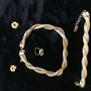 Faux Gold and Silve 5 Piece Gift Set